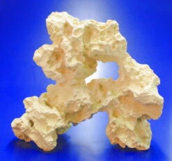 Lochstein Gr. L - Ca. 27x11,5x24,5 Cm - Künstlicher Gelb-rötlicher Mondstein