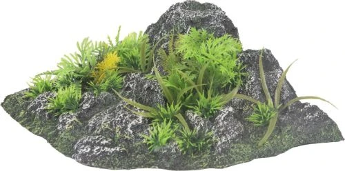 Flamingo Condroz Fels Mit Pflanzen - Winkel - 23 X 22 X 8,5 Cm