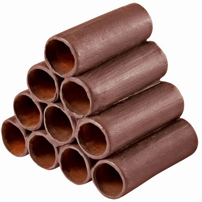 Hobby Shrimp Pyramide 4-3-2-1 RED / Terrakotta Garnelenröhren-Pyramide Ca. 6,5x6x5 Cm