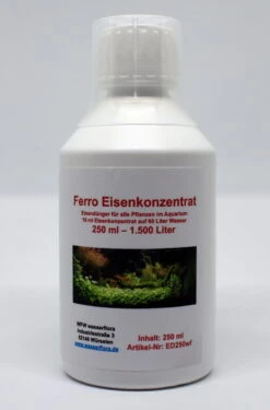 250 Ml Ferro Eisenkonzentrat / Eisendünger Für 1.500 Liter Wasser