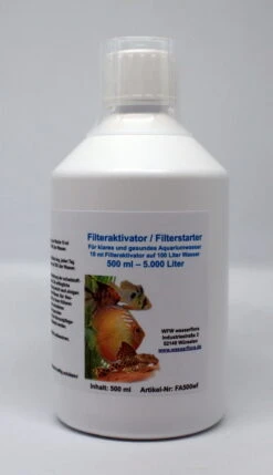 500 Ml Filteraktivator / Filterstarter Für 5.000 Liter Aquarium-Wasser